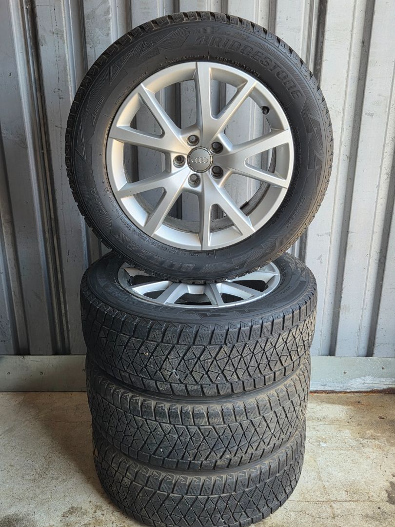 4x 18" Audi A6 2016 5x112 235 60 18 Bridgestone Blizzak 107S