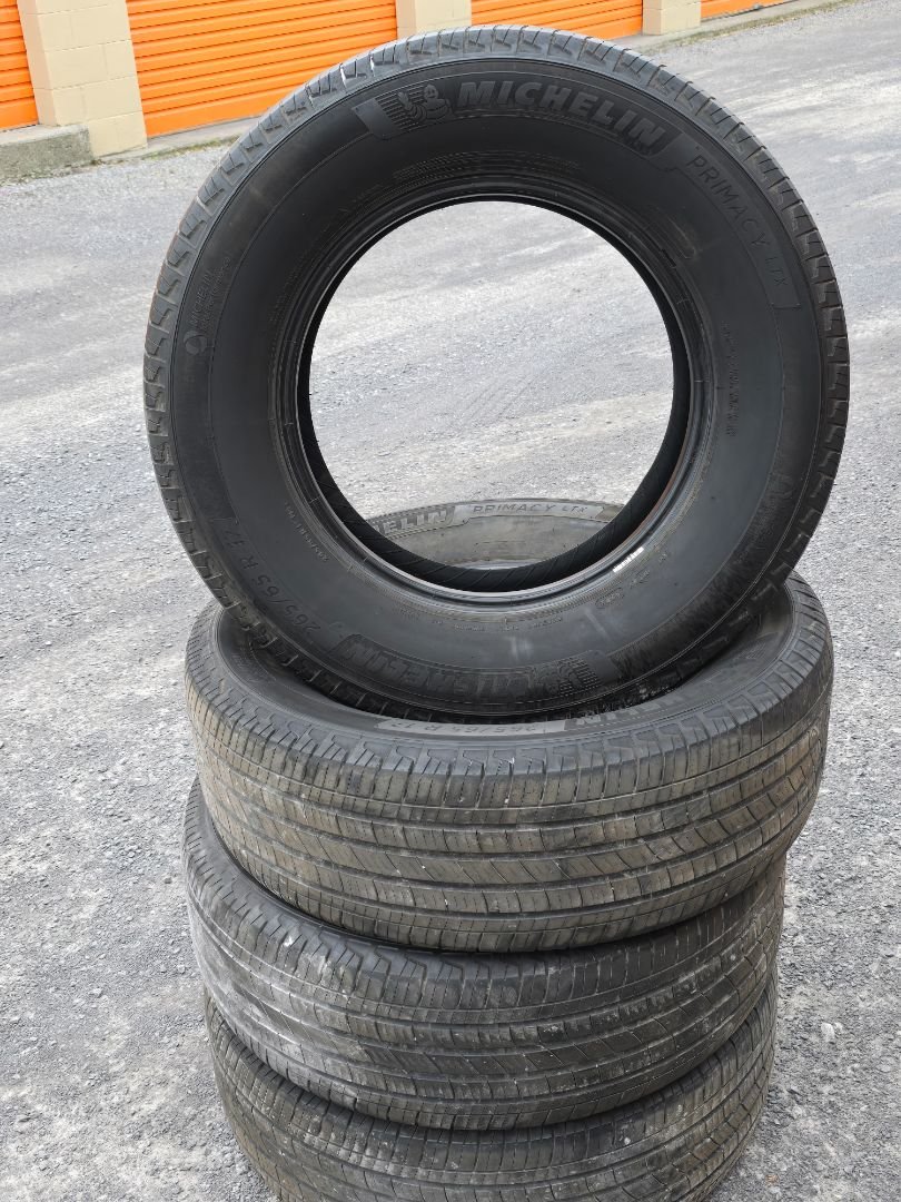 4x 265/65R17 Michelin Primacy LTx