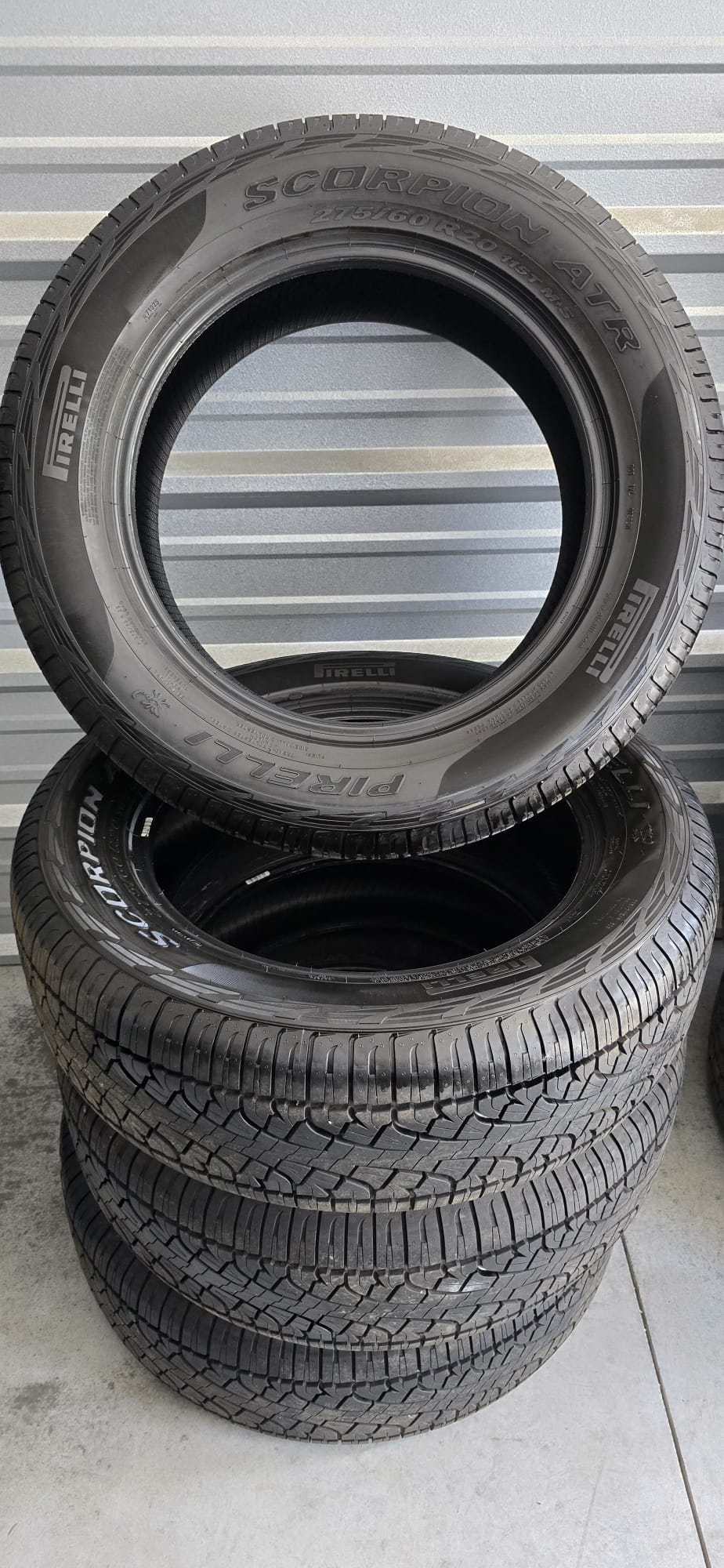 4x 275/60R20 Pirelli Scorpion ATR 115T