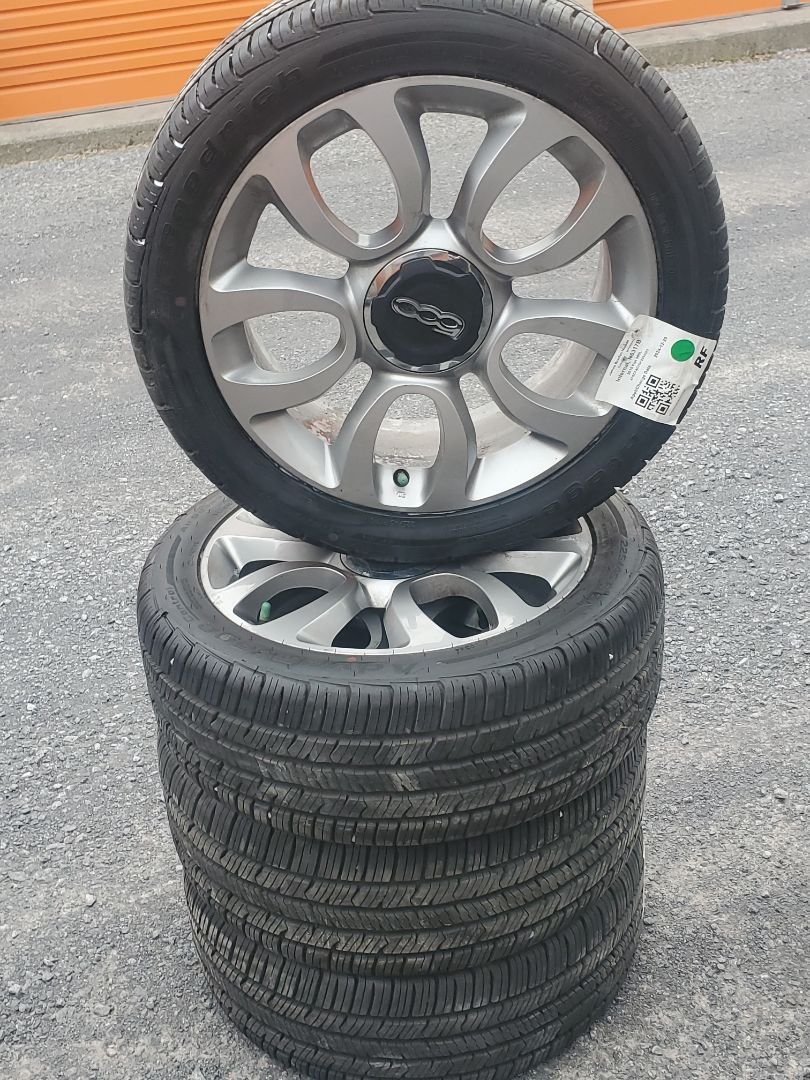 4x 17" Fiat 500L 2015 5x98 225 45 17 BFGoodrich Advantage Control