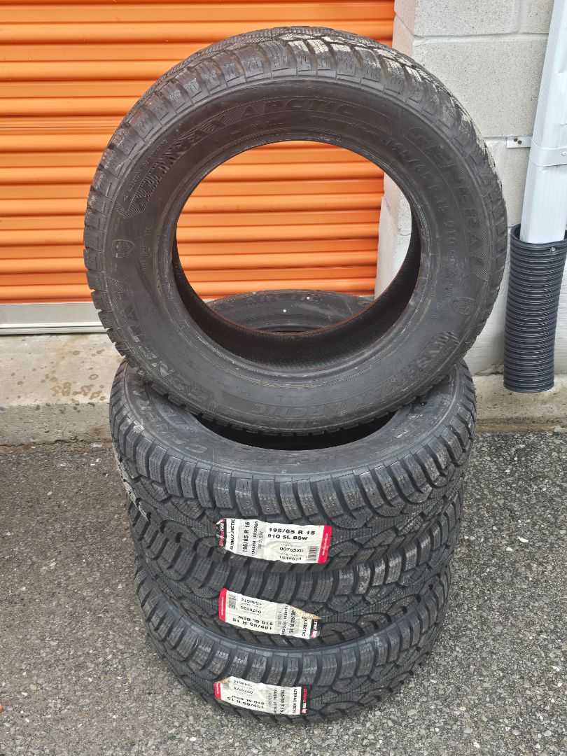 4x 195/65R15 General Tire Altimax Arctic