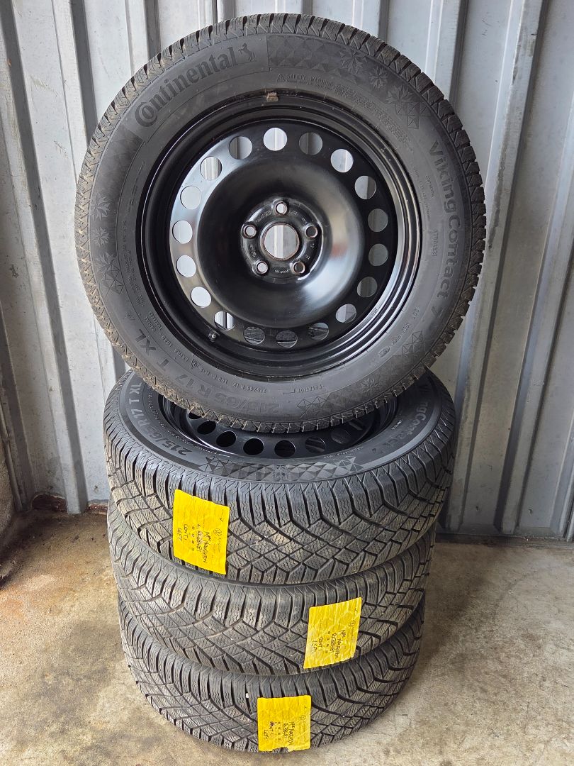 4x 17" Volkswagen Tiguan 2021 5x112 215 65 17 Continental Viking Contact 7
