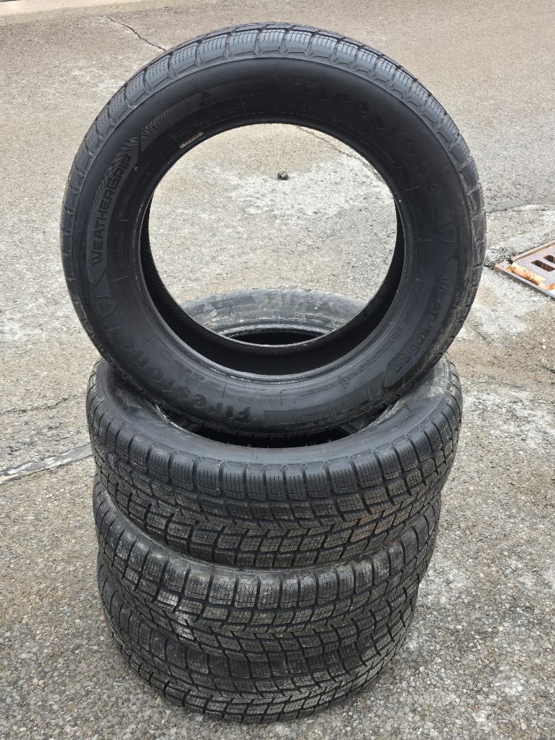 4x 235/60R18 Firestone WeatherGrip