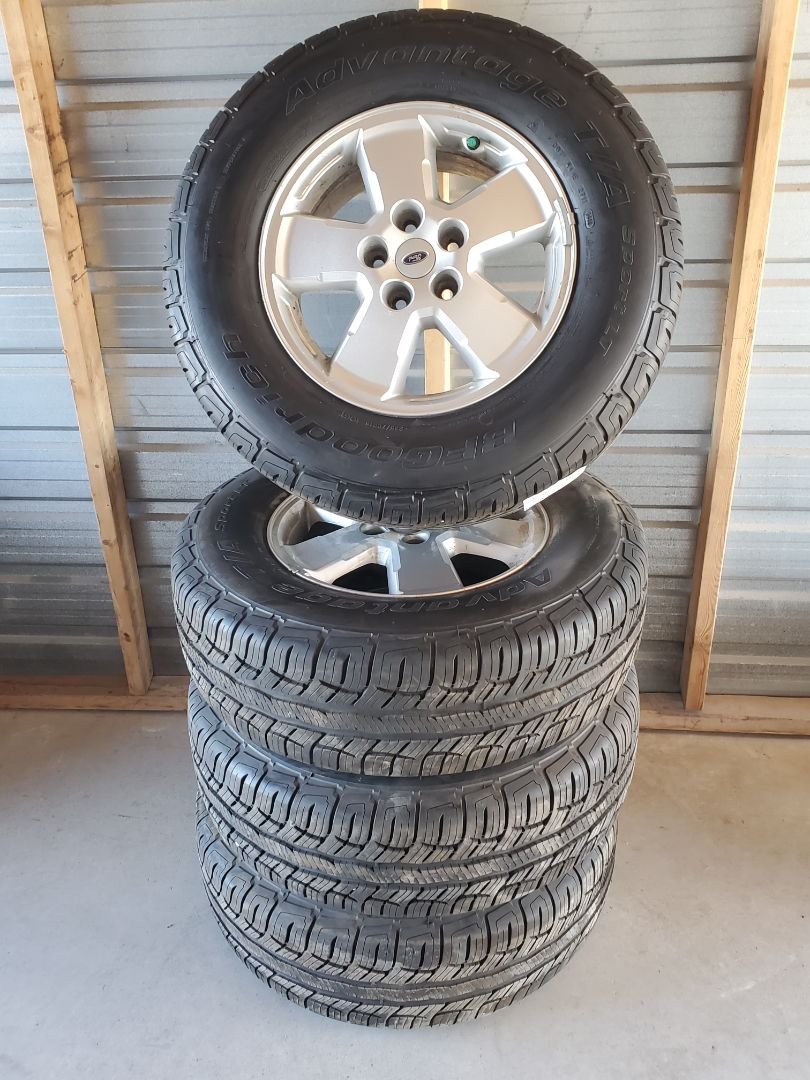 4x 16" Ford Escape 2012 5x114.3 235 70 16 BFGoodrich Advantage T/A Sport
